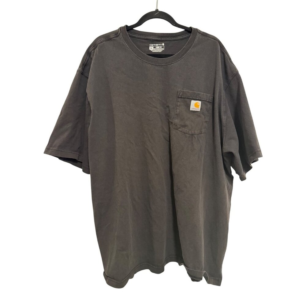 Carhartt Loose Fit 3XL T-Shirt Black Cotton Pocket Workwear Mens Casual Tee